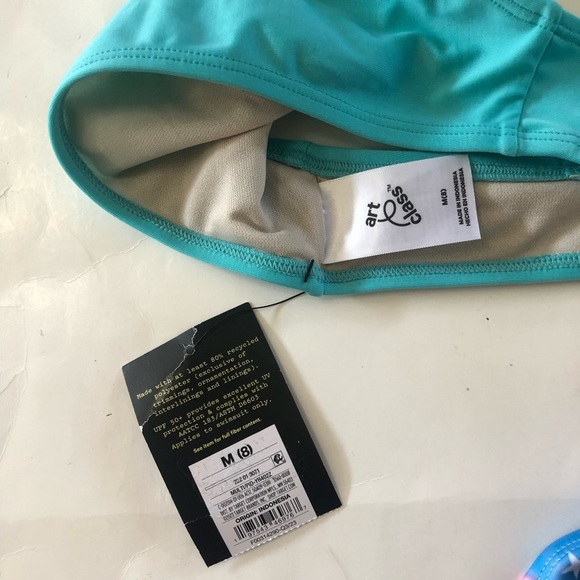 Bundle 3 Pc Art Class & Cat & Jack Strappy Bralette Tie Dyed Patriotic Bikinis - Picture 5 of 12